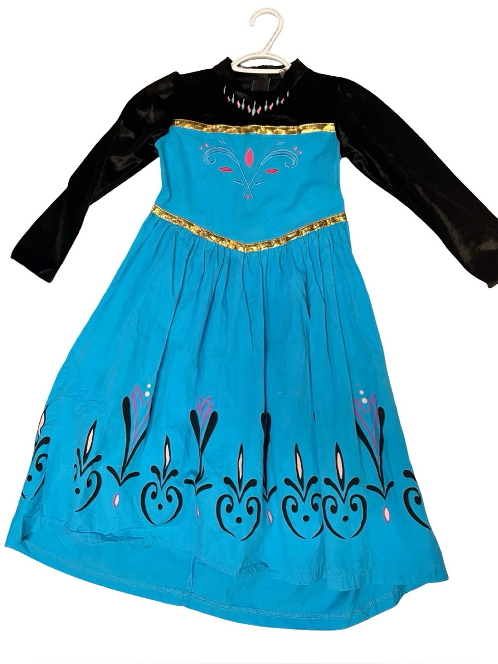 Girls Princess Anna Frozen Costume Dress Size 9-10/ 140
